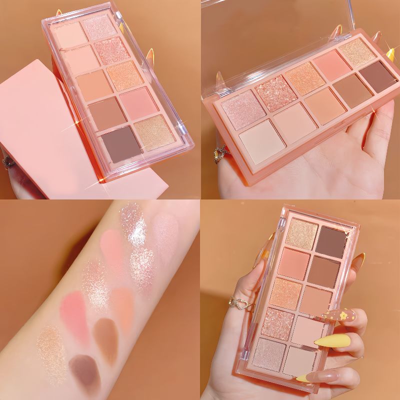 Bảng Phấn Mắt SWEET MINT 10 Màu Xinh Xắn, Lấp Lánh
