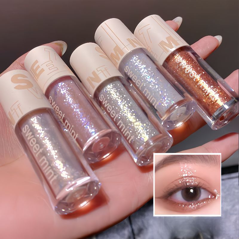 Nhũ Mắt SWEET MINT Lấp Lánh Dạng Lỏng Chống Thấm Nước