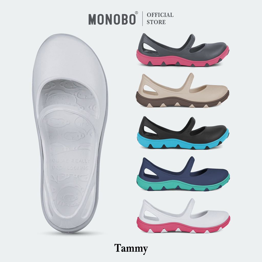 Giày nhựa eva đúc nguyên khối Thái Lan Monobo Tammy thiết kế nhẹ nhàng chống nước, chống trơn trượt
