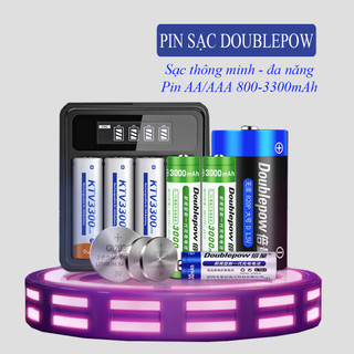 Pin sạc và sạc 1.2v aa/aaa - dung lượng cao đến 3000mah - doublepow
