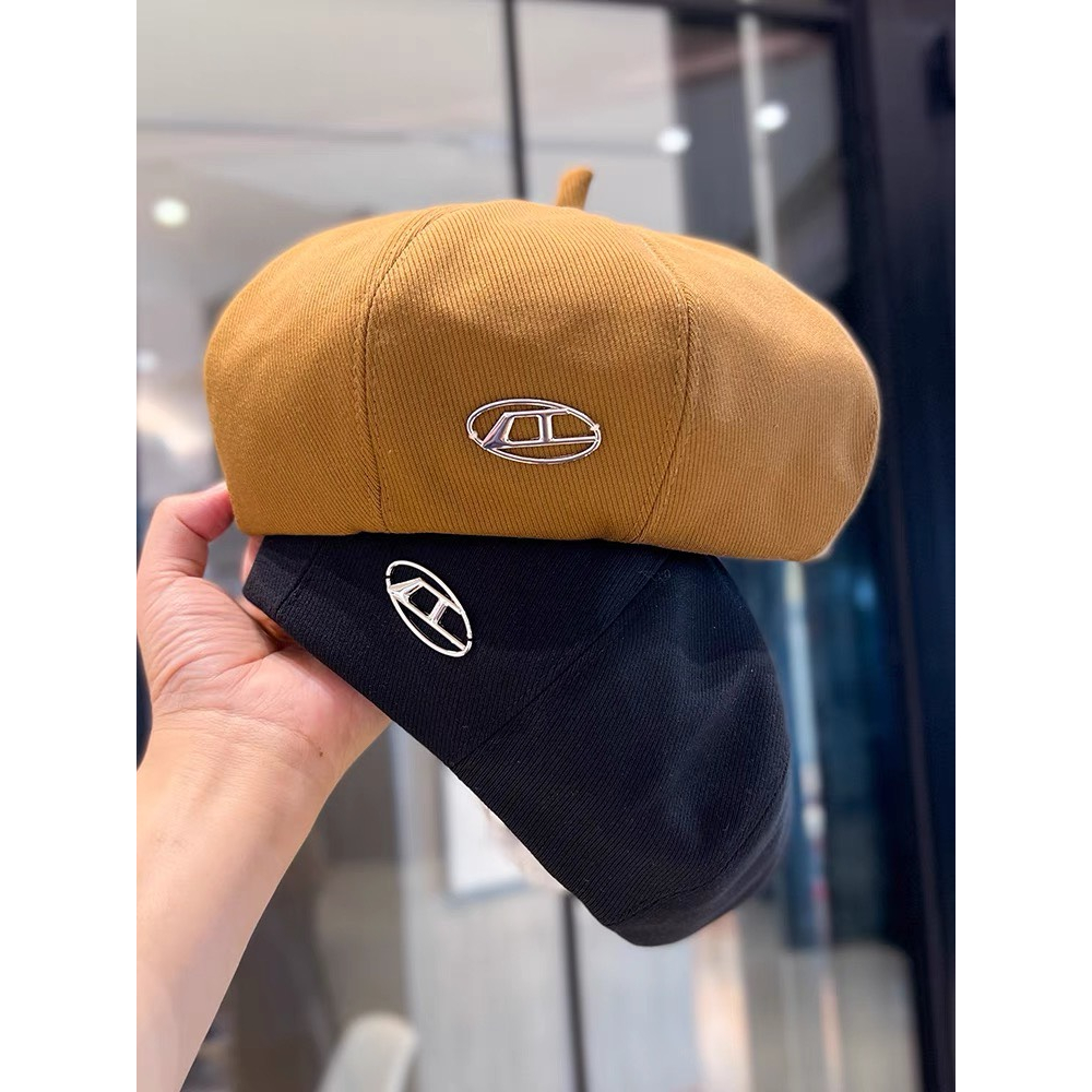 Mũ nồi mũ beret tag D kaki cao cấp, chuẩn fom phong cách Hàn Quốc - Nalita shop