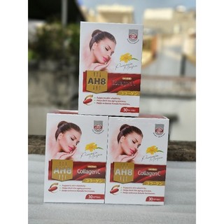 Viên uống trắng da nâng cơ ah8 - hộp 30 viên