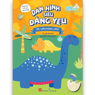 SÁCH - Dán hình siêu đáng yêu - Các loài khủng long