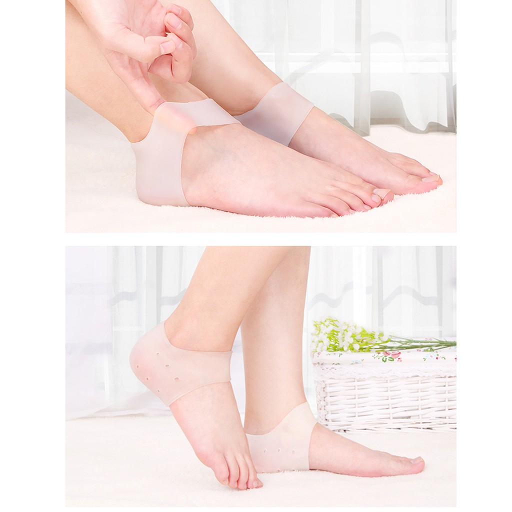 Vớ cao su bảo vệ gót chân - chống thốn gót và bảo vệ chân - miếng lót gót chân cao su