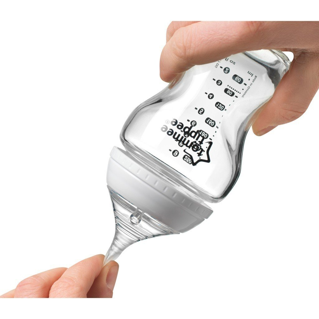 Núm ti tommee tippee 2 cái cho bé chảy sữa chậm - nhanh 0+ 3+ 6+, bảng Châu Âu