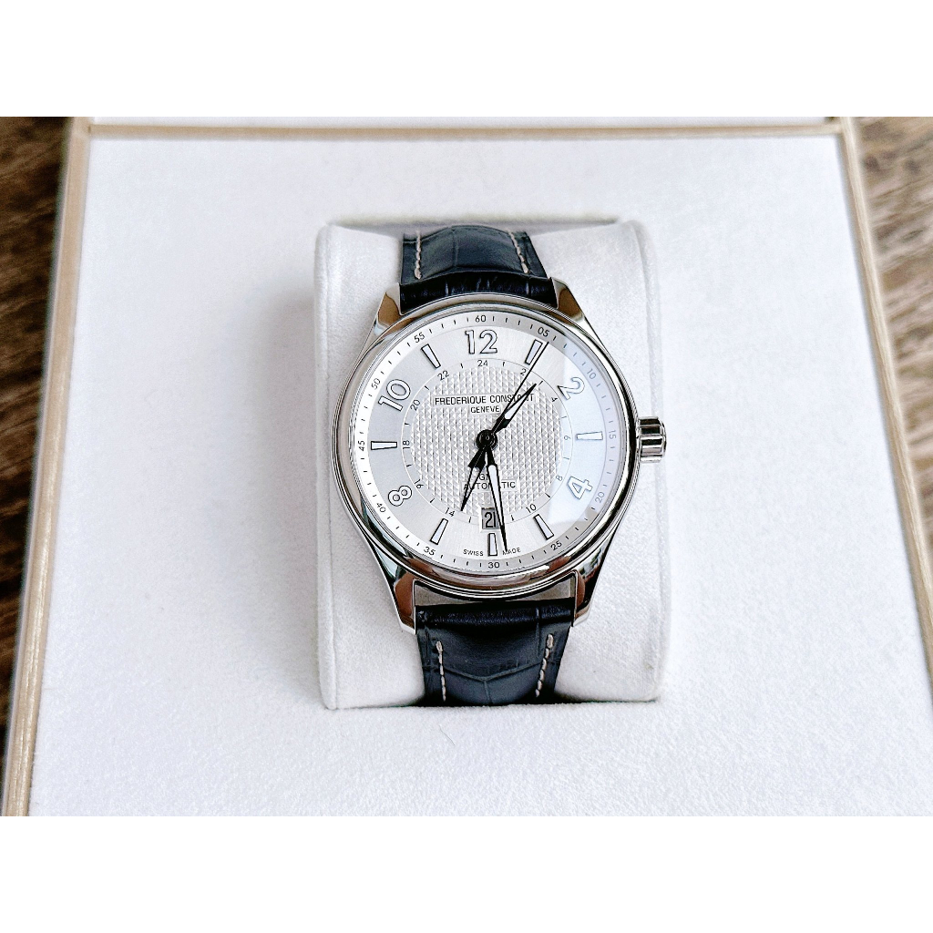 Đồng hồ chính hãng nam Frederique Constant Runabout GMT FC-350RMS5B6 - Máy cơ Thụy Sĩ - Kính Sapphire