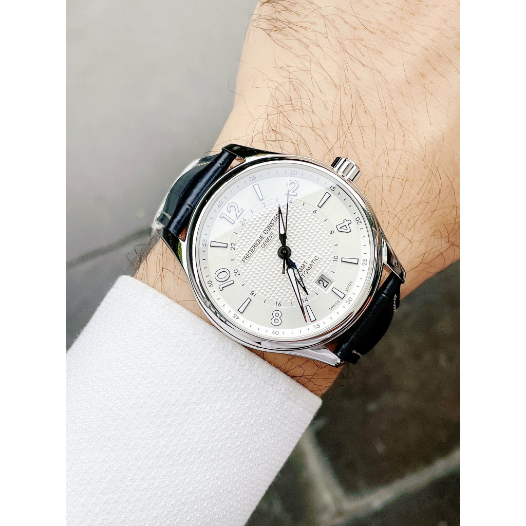 Đồng hồ chính hãng nam Frederique Constant Runabout GMT FC-350RMS5B6 - Máy cơ Thụy Sĩ - Kính Sapphire