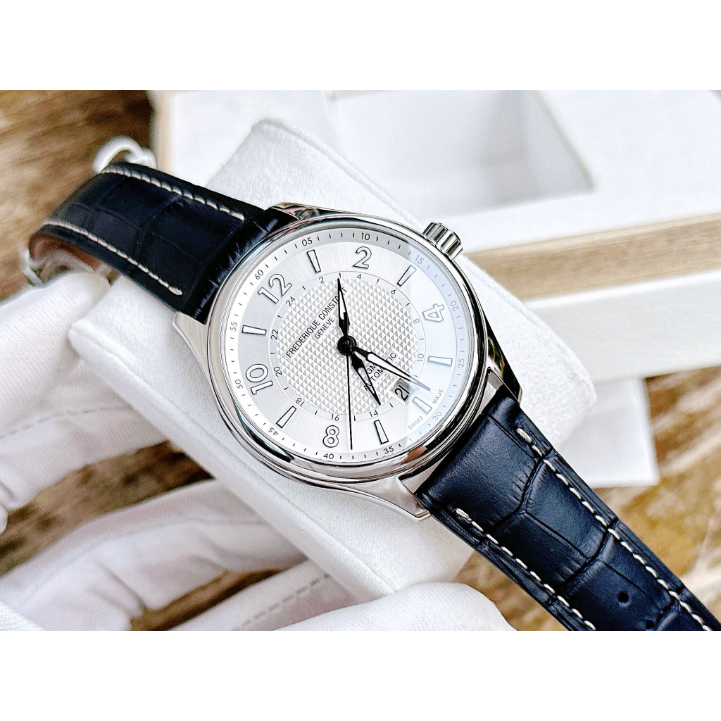Đồng hồ chính hãng nam Frederique Constant Runabout GMT FC-350RMS5B6 - Máy cơ Thụy Sĩ - Kính Sapphire