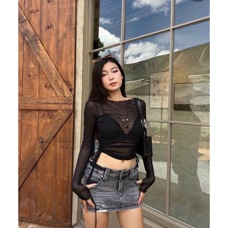 Áo lưới kèm bra bigsize 55-90kg