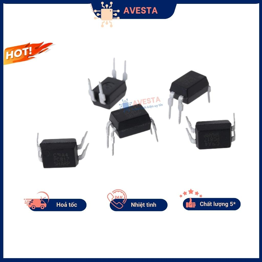 Ic quang PC817 PC817C DIP-4/SOP-4 loại thường/chính hãng Sharp Avesta
