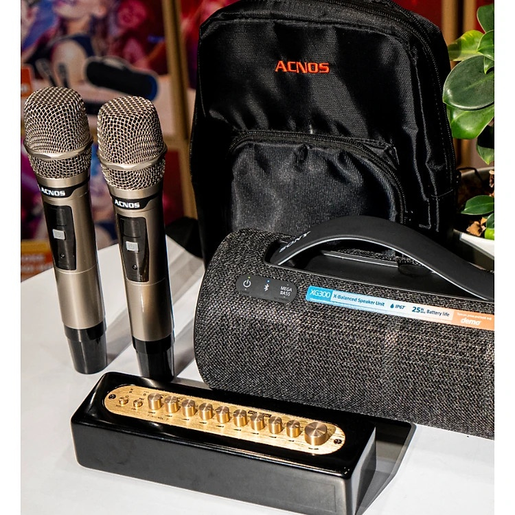Loa không dây di động SONY XG300 Portable Karaoke Kit 02 Mic-Chính hãng, mới 100%, nguyên Seal, nguyên đai, nguyên kiện