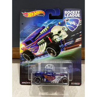 Xe mô hình đồ chơi bánh cao su hotwheels 1:64 premium - rocket league - bone shaker
