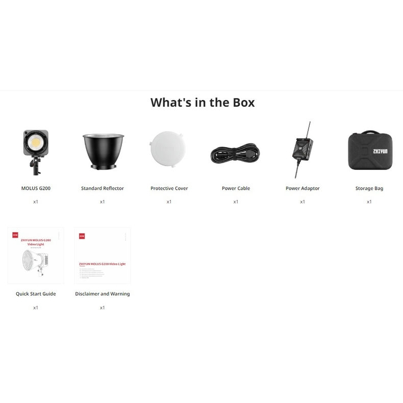 Đèn LED Zhiyun MOLUS - Đèn Chiếu Sáng Chuyên Nghiệp Cho Nhiếp Ảnh Và Quay Phim HL Lighting