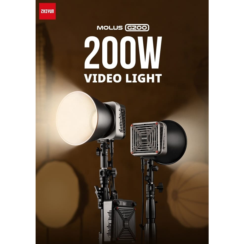 Đèn LED Zhiyun MOLUS - Đèn Chiếu Sáng Chuyên Nghiệp Cho Nhiếp Ảnh Và Quay Phim HL Lighting