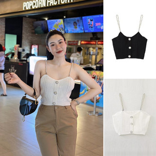 Áo croptop dệt kim 2s tqxk sang xinh mịn đẹp
