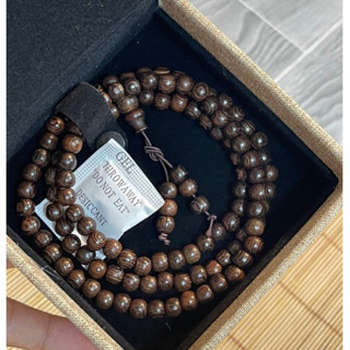 Vòng Tay Chuỗi Đeo Tay 108 Hạt bằng Gỗ Hương Cực Đẹp TUỆ TÂM