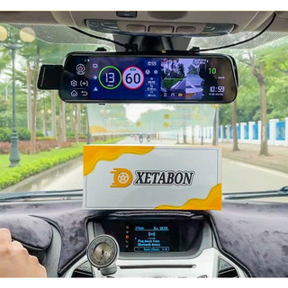 Camera hành trình ô tô gương android d10, màn lớn 10in fullhd, tích hợp cam lùi ,sim 4g wifi,có cảnh báo giao thông