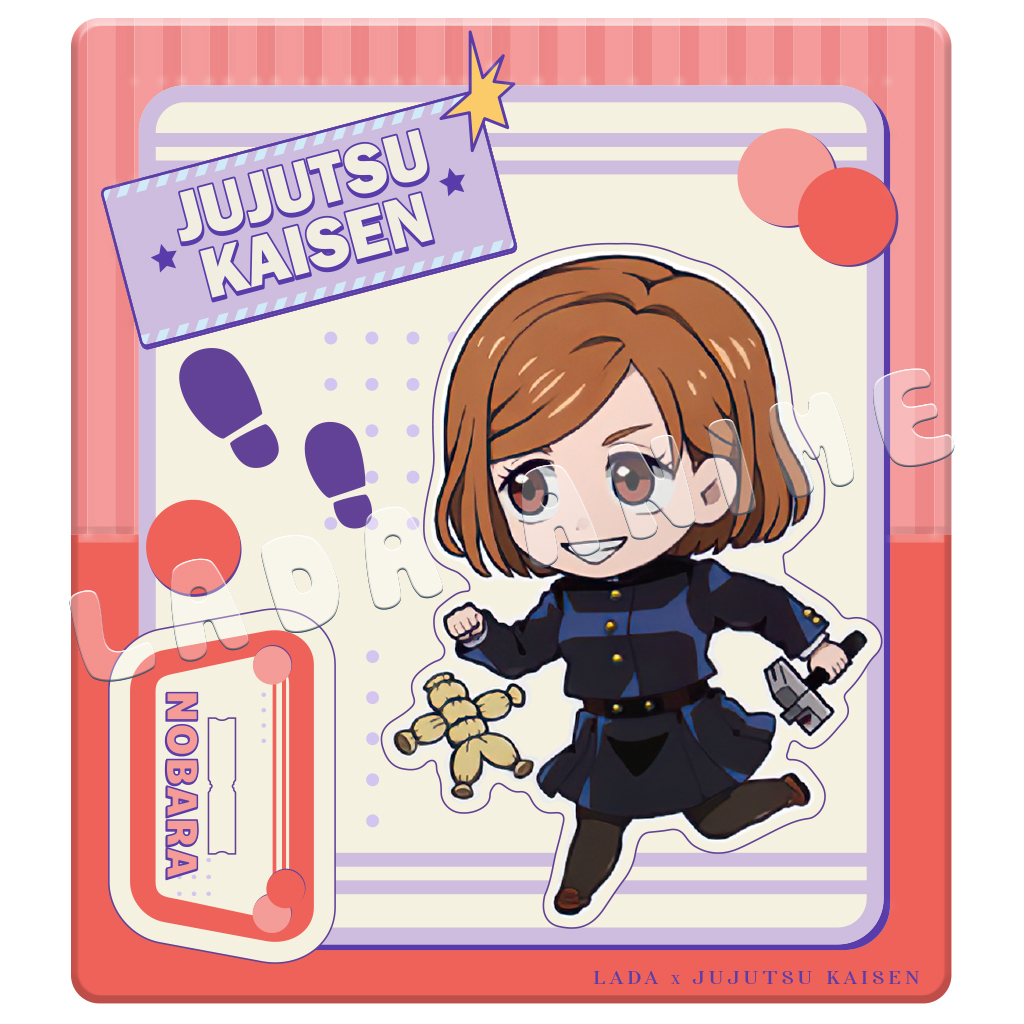 Bộ mô hình standee Acrylic nhân vật anime Jujutsu Kaisen Chú thuật hồi chiến manga đáng yêu trang trí bàn học Lada Anime