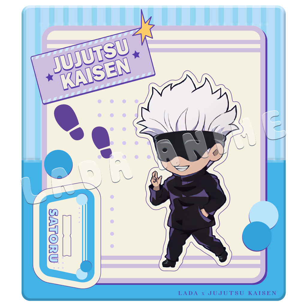 Bộ mô hình standee Acrylic nhân vật anime Jujutsu Kaisen Chú thuật hồi chiến manga đáng yêu trang trí bàn học Lada Anime