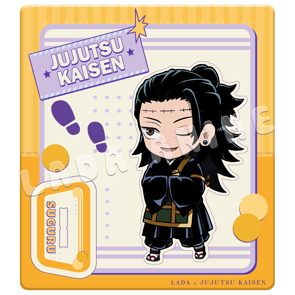 Bộ mô hình standee Acrylic nhân vật anime Jujutsu Kaisen Chú thuật hồi chiến manga đáng yêu trang trí bàn học Lada Anime