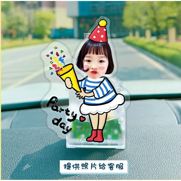 Mô hình standee lắc đầu in theo yêu cầu lắc đầu chạy pin làm quà tặng, trang trí bàn học .ô tô