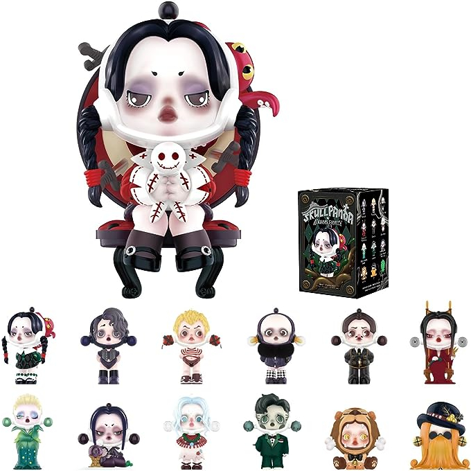 Blind Box PopMart Skull Panda The Addams family.