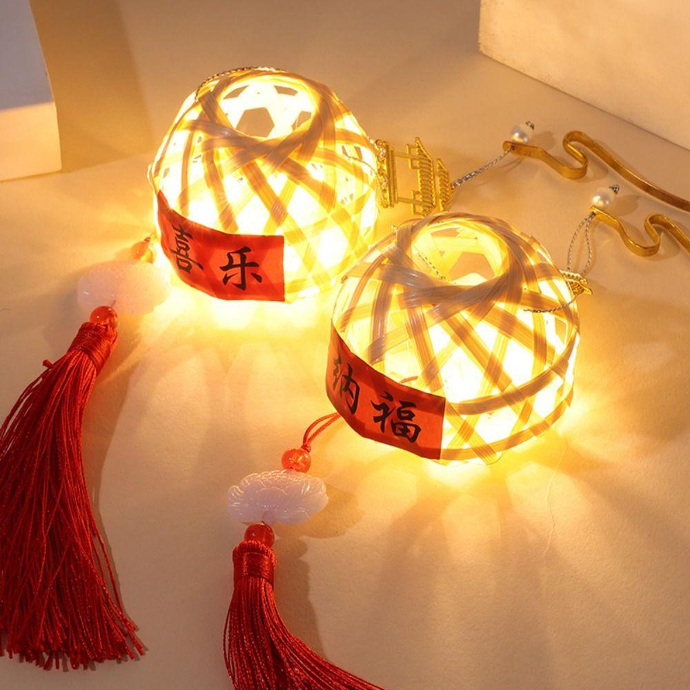 Lồng đèn thỏ tre đan siêu đáng yêu chơi trung thu đèn lồng cho bé xinh xắn