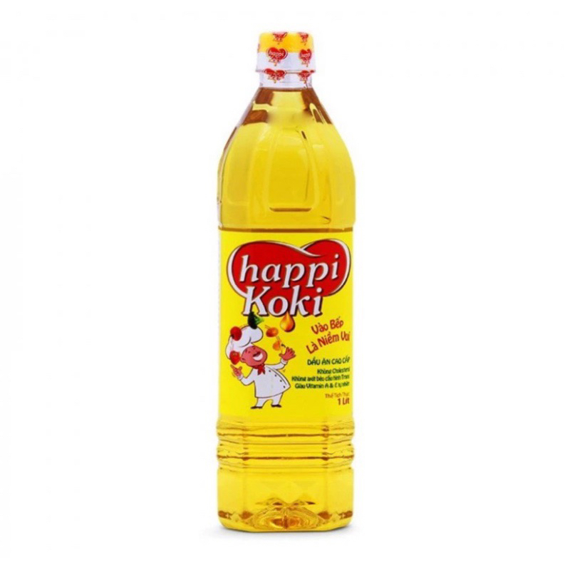 DẦU ĂN CAO CẤP HAPPI KOKI 1 LÍT