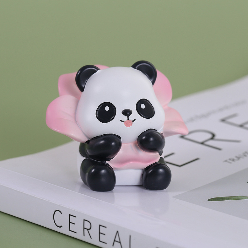 Mô hình mini cute trải nghiệm ngẫu nhiên làm quà tặng, đồ trang trí Gấu Trúc Picnic