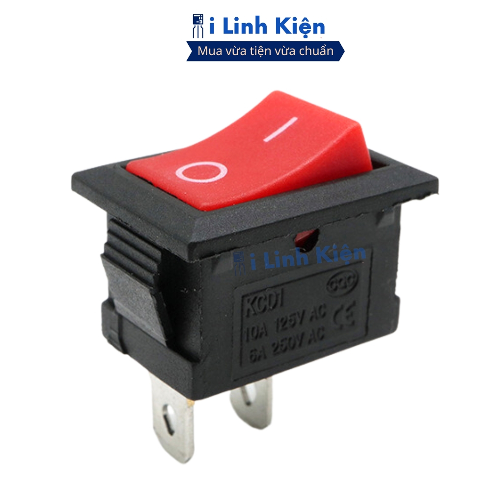 Công tắc bập bênh 2 chân 6A 250V RY1-101 không đèn ilinhkien.