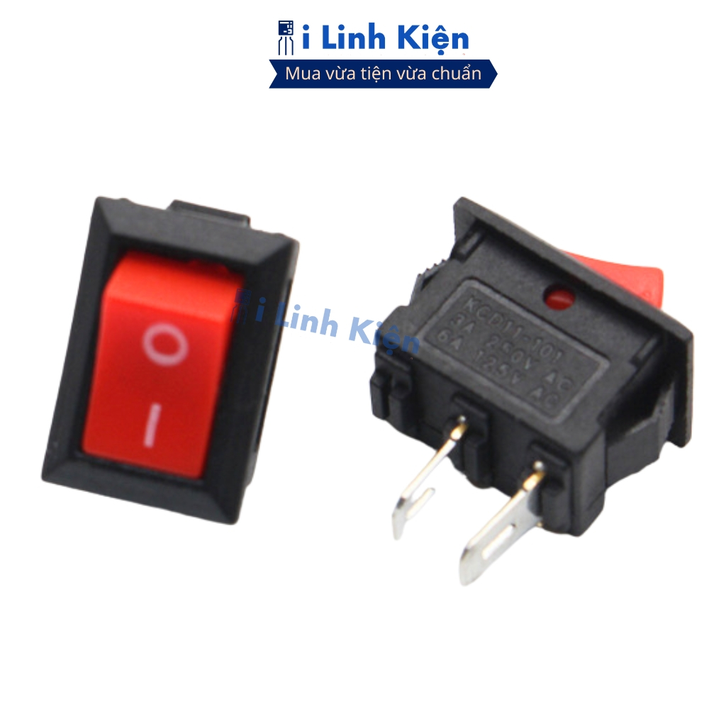 Công tắc bập bênh 2 chân 6A 250V RY1-101 không đèn ilinhkien.