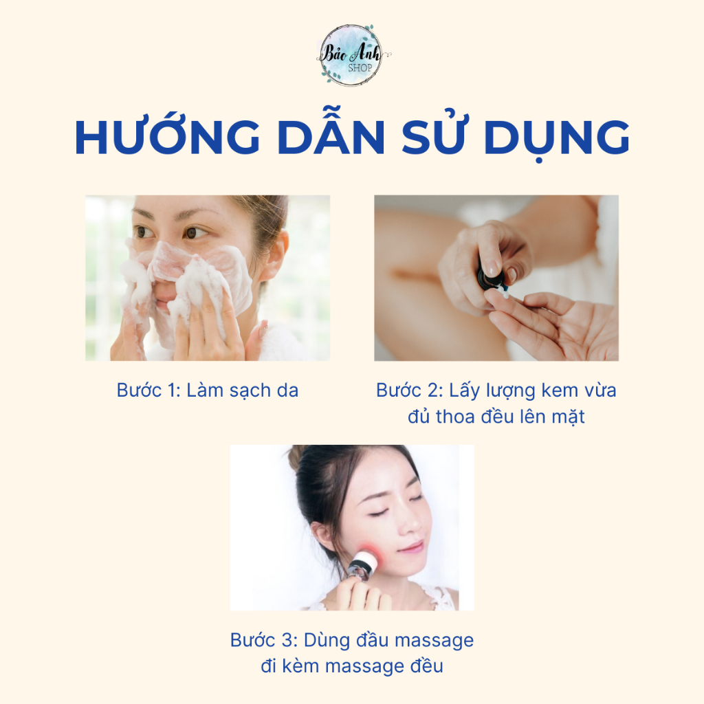 Kem Ceramide Lucenbase 50g dưỡng ẩm, làm mềm da kèm đầu massage