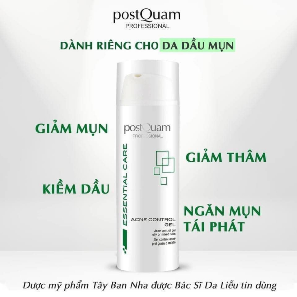Gel dưỡng kiểm soát dầu mụn postQuam Acne Control Gel 50ml