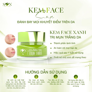 Combo Kem Face Son Mụn Cô Tiên 10g [Tặng Cao Bưởi]