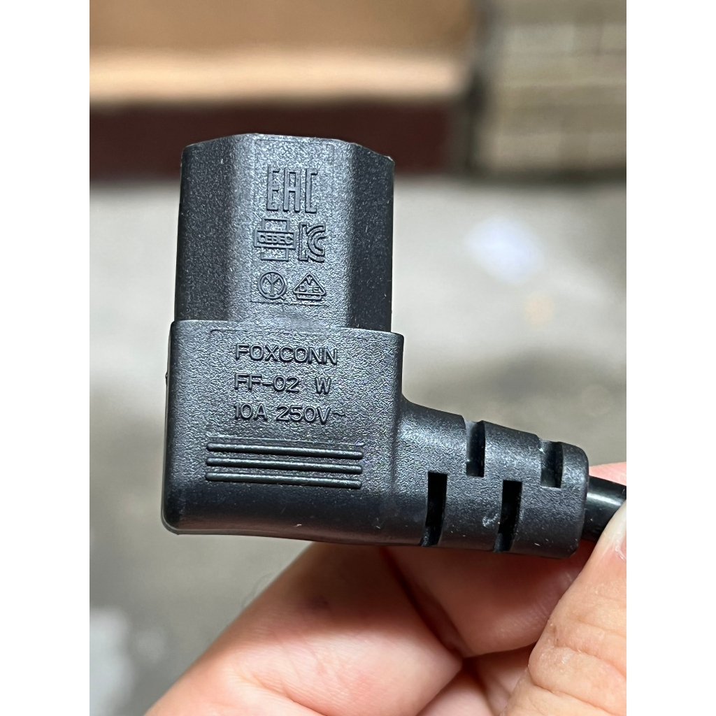 Dây nguồn 220V chân vuông dây dài 1m8 lõi đồng hàng xịn xuất EU