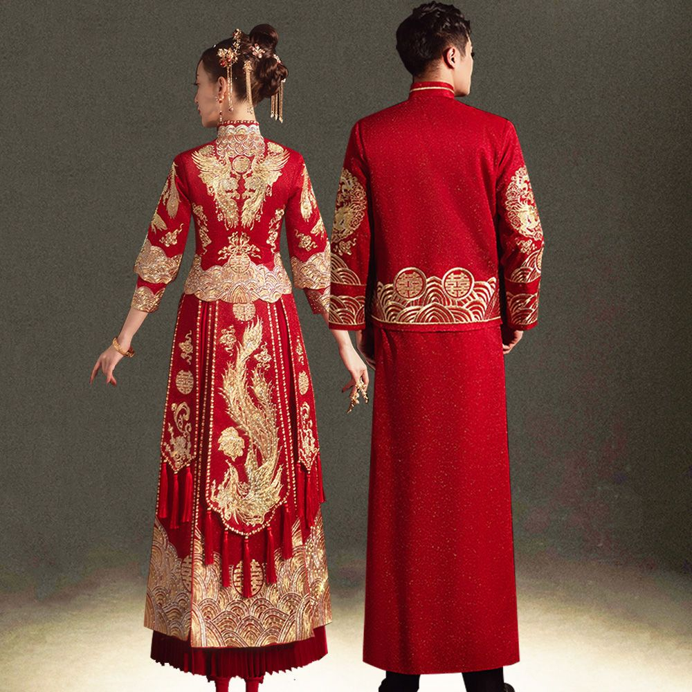 💥ORDER - Hỷ Phục - Váy Cưới Phong Cách Trung Hoa - Đồ Chú Rể💥