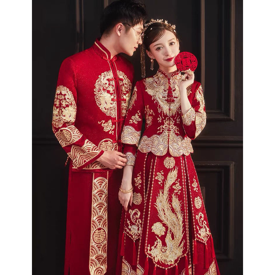 💥ORDER - Hỷ Phục - Váy Cưới Phong Cách Trung Hoa - Đồ Chú Rể💥