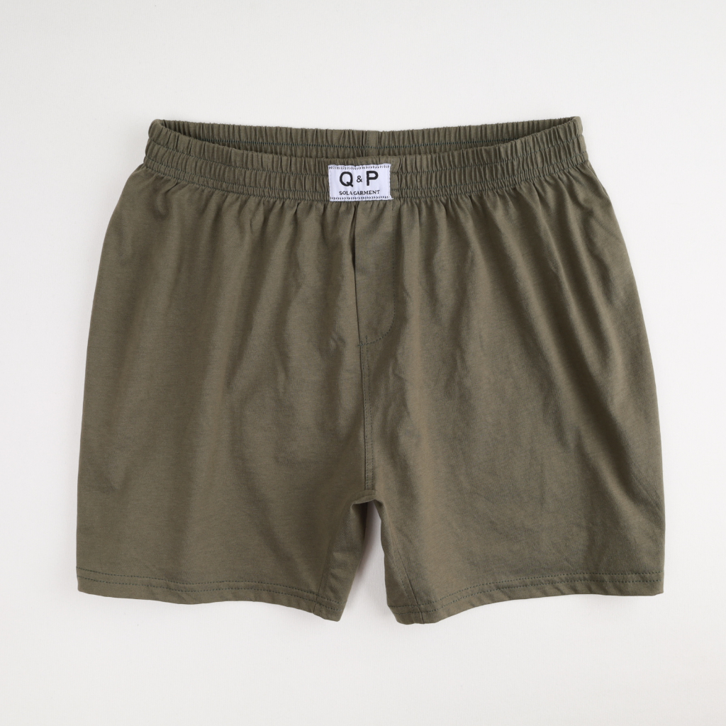 Quần Đùi Thun Màu Trơn AmericanStyle Boxer Nam Chất Vải Cotton Thấm Hút Mát Mẻ Mặc Dễ Chịu