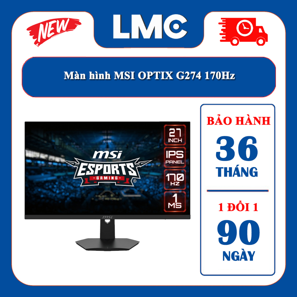 Màn hình MSI OPTIX G274 / 27inch / IPS / 170Hz / G-Sync chuyên game | BigBuy360 - bigbuy360.vn