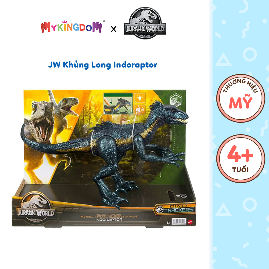 Đồ Chơi JURASSIC WORLD MATTEL Khủng Long Indoraptor HKY11