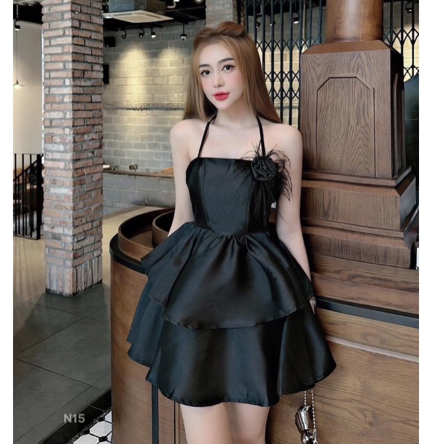 ĐẦM TAPTA HOA CÓ MÚT LÓT GAID000253