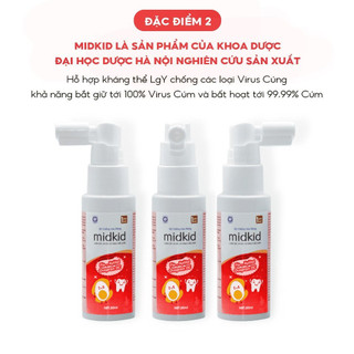 Xịt chống sâu răng cho bé Midkid