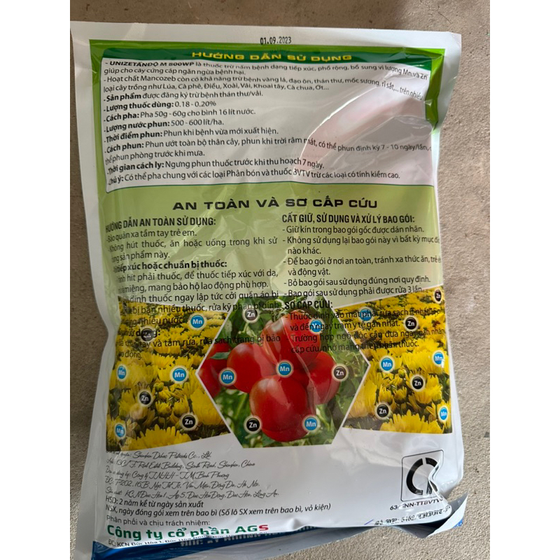 Mancozed xanh 1kg