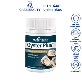 Tinh Chất Hàu New Zealand Good Health Oyster Plus tăng cường sinh lý nam giới hộp 60v chính hãng