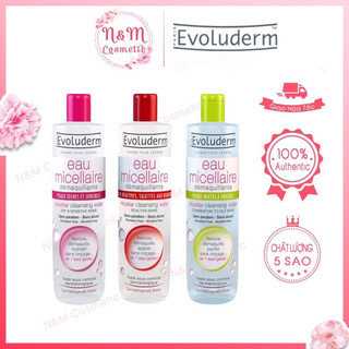 Nước Tẩy Trang Evoluderm Micellar Cleansing Water 250ml Pháp