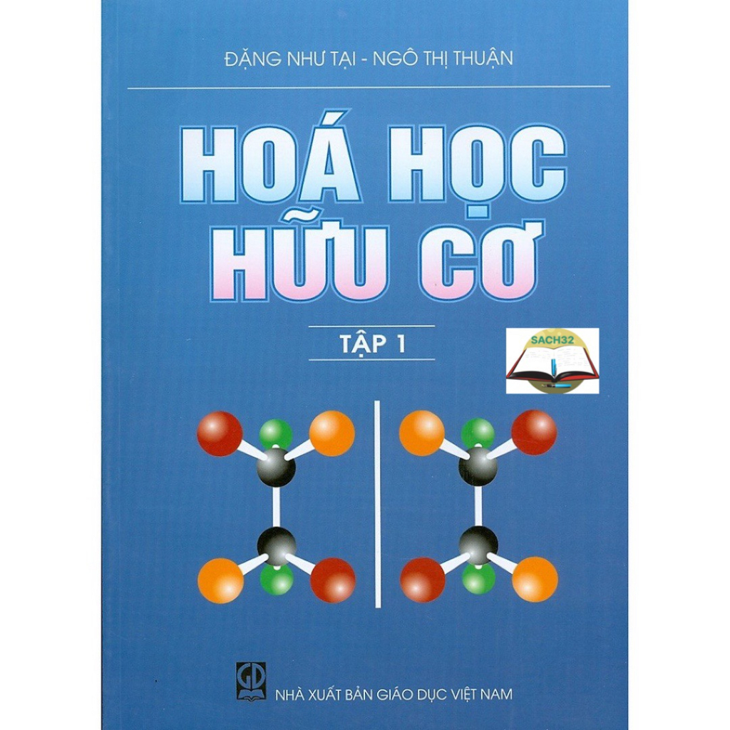 Sách - Combo 3 cuốn Hóa Học Hữu Cơ Tập 1 + Tập  2 + Bài Tập