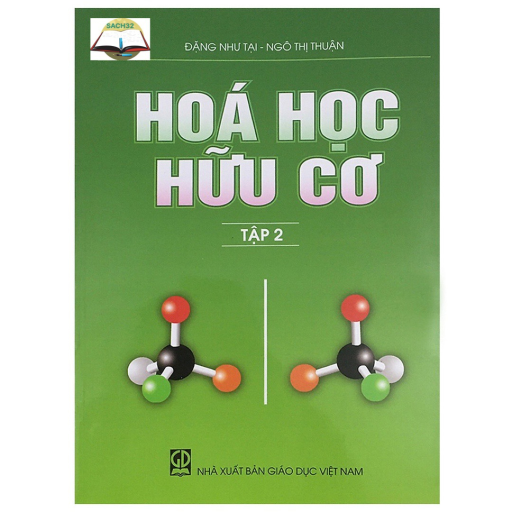 Sách - Combo 3 cuốn Hóa Học Hữu Cơ Tập 1 + Tập  2 + Bài Tập