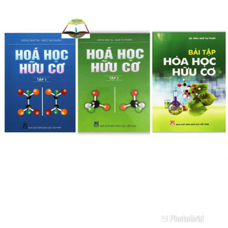 Sách - combo 3 cuốn hóa học hữu cơ tập 1 + tập 2 + bài tập