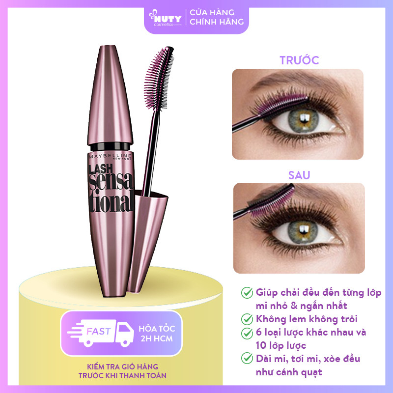 Chuốt Mi Maybelline Làm Cong Mi Falsies Lash Lift Mascara