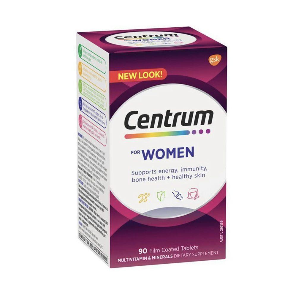 Vitamin Tổng Hợp Centrum For Women Cho Phụ Nữ Dưới 50 Tuổi 90 viên